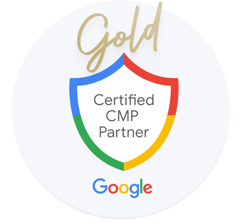 Selo Google Gold Tier Certified CMP Partner